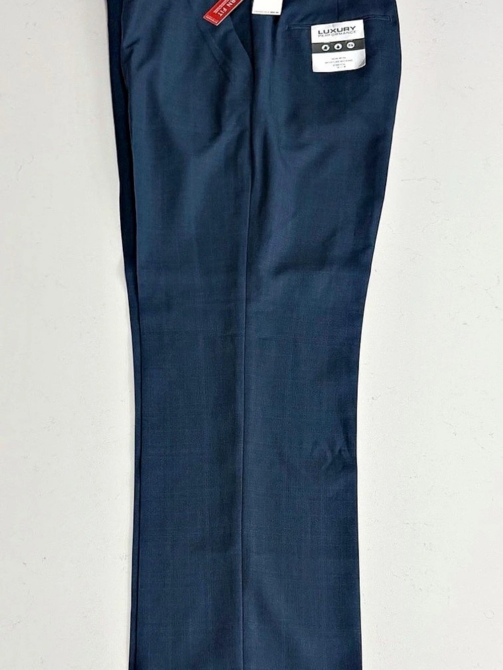 Perry Ellis Modern Fit Dress Pants Men's Blue Dress Pants Waist 36 x 29 NWT